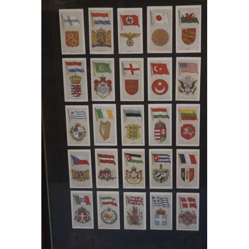 79 - A COLLECTION OF FRAMED AND GLAZED CASTLE CIGARETTE CARDS