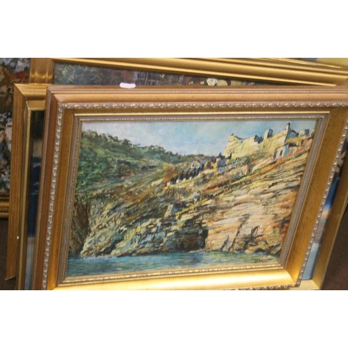 11 - A QUANTITY OF ASSORTED PICTURES, PRINTS AND A TAPESTRY