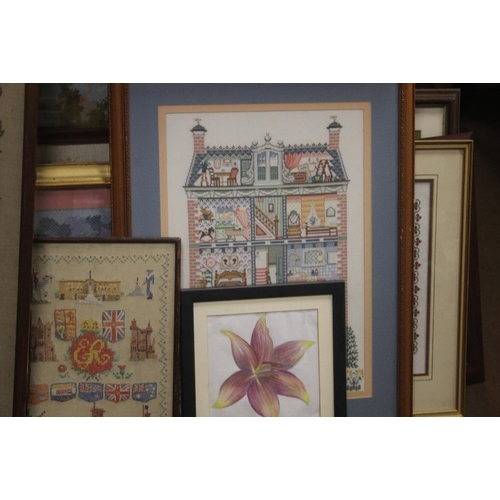 34 - A COLLECTION OF ASSORTED TAPESTRY'S