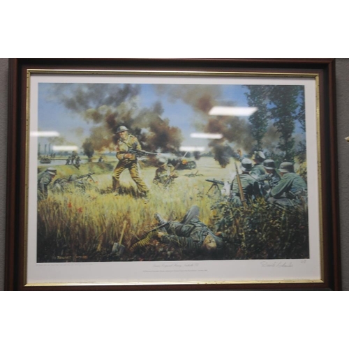 5 - THREE FRAMED AND GLAZED DAVID ROWLANDS PRINTS