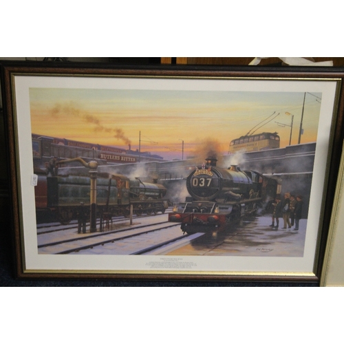 49A - A FRAMED AND GLAZED PRINT 