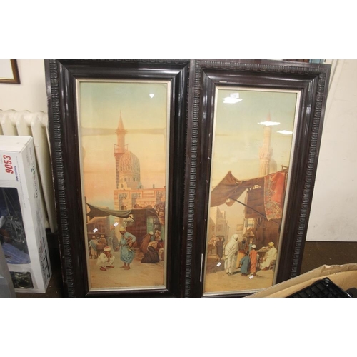 16 - TWO FRAMED AND GLAZED INDIAN PICTURES