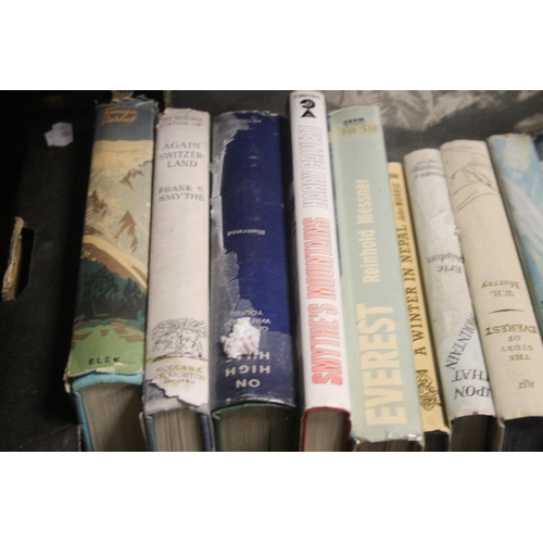 178 - A COLLECTION OF BOOKS ON MOUNTAINS TO INCLUDE EVEREST ETC