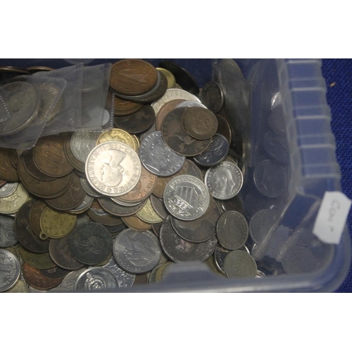 179A - A BOX OF BRITISH AND WORLD COINS