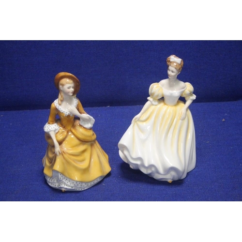 192 - TWO ROYAL DOULTON FIGURINES NATALIE AND SANDRA