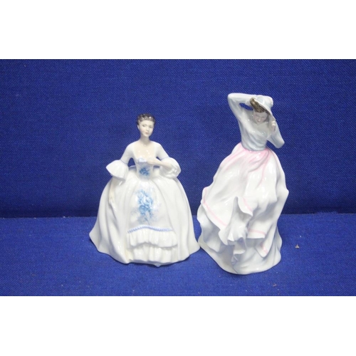 195 - TWO ROYAL DOULTON FIGURINES VERONICA AND KELLY