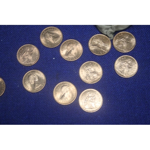 209 - A LARGE QUANTITY OF COINS IN MINT CONDITION UN-CIRCULATED AND UNUSED 1969 DECIMILISATION COINS TO IN... 