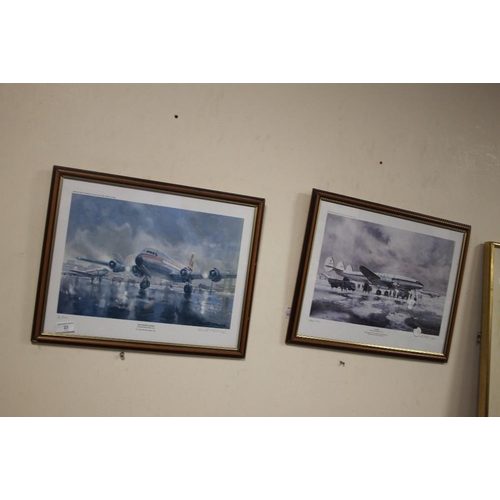 23 - TWO FRAMED AND GLAZED LIMITED EDITION KENNETH MCDONOGH TITLED 'RETURNING HOME' AND 'CONNIE'