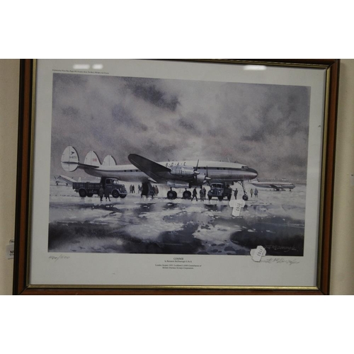 23 - TWO FRAMED AND GLAZED LIMITED EDITION KENNETH MCDONOGH TITLED 'RETURNING HOME' AND 'CONNIE'