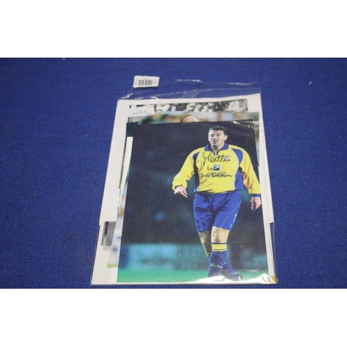 268A - A COLLEC TION OF SPORTING AUTOGRAPHS TO INCLUDE MATT LE TISSIER, DITMAR HAMANN, FRANCIS LEE, STEVE O... 