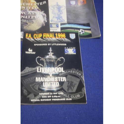 270 - A COLLECTION OF CUP FINAL PROGRAMMES TO INCLUDE 1995, 1996, 1997,1998 AND 1999