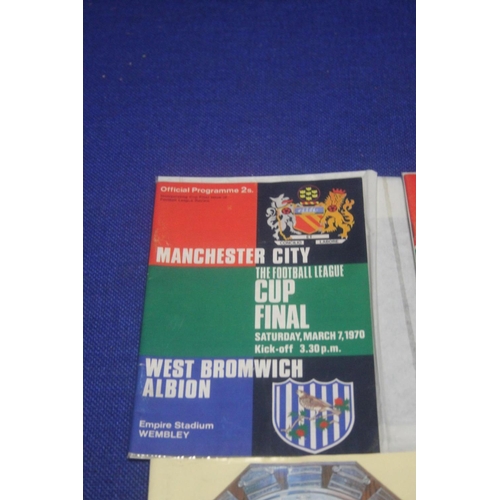 274 - A COLLECTION OF CUP FINAL PROGRAMMES TO INCLUDE 1984 EVERTON V LIVERPOOL CUP FINAL PROGRAMME, ARSENA... 