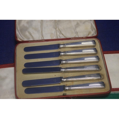 313 - THREE CASED SETS OF FLATWARE