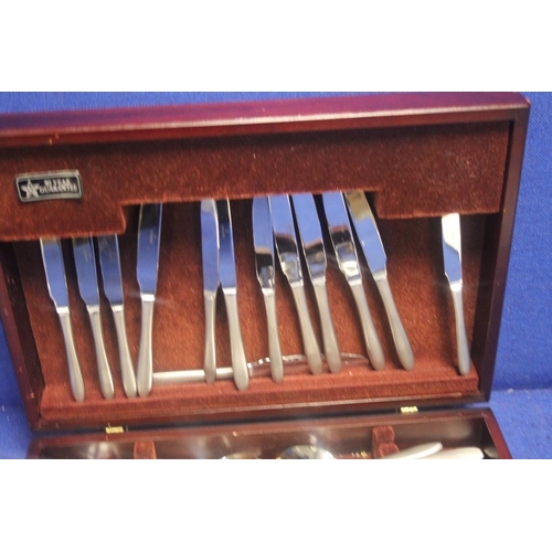 354 - A CASED VINERS CANTEEN OF CUTLERY