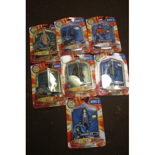 379 - SEVEN SERIES TWO DR WHO FIGURE SETS