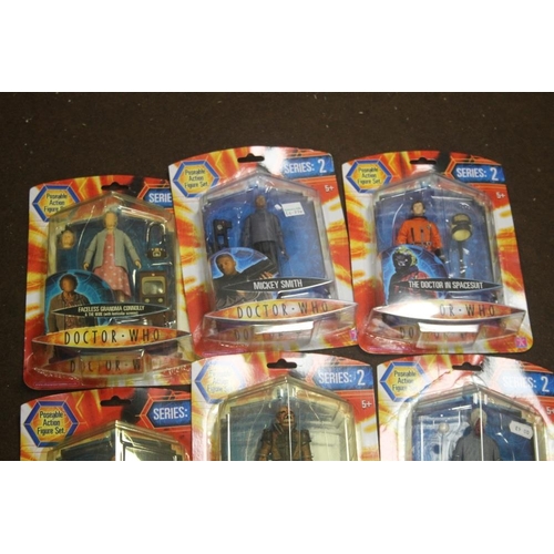 379 - SEVEN SERIES TWO DR WHO FIGURE SETS