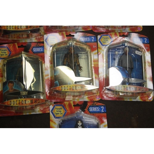 379 - SEVEN SERIES TWO DR WHO FIGURE SETS