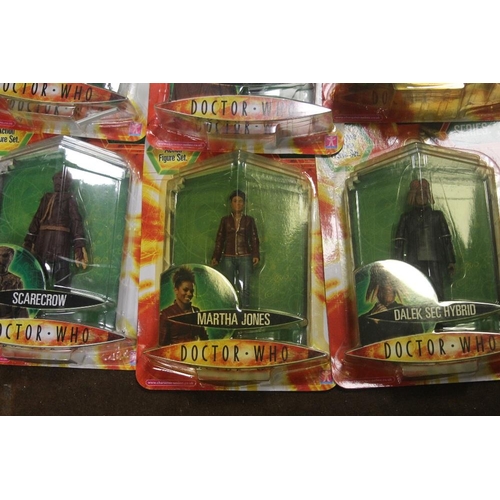 380 - TEN CARDED DR WHO FIGURE SETS