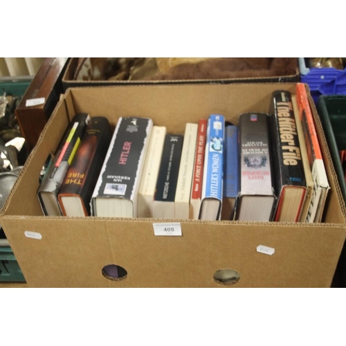 408 - A BOX OF WWII INTEREST BOOKS