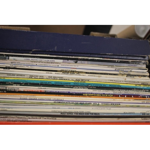 529 - TWO BOXES OF EASY LISTENING LP RECORDS