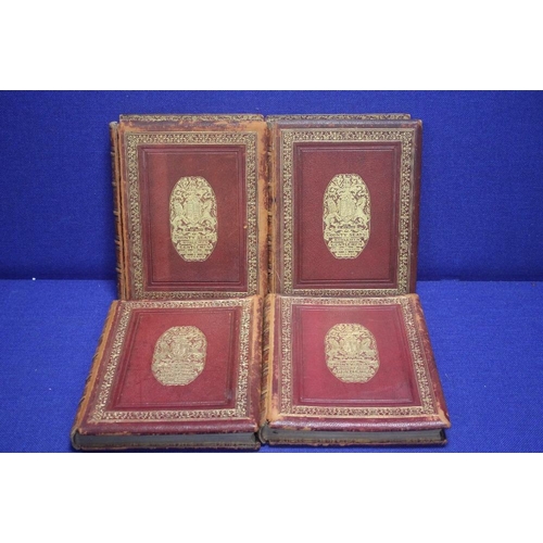 68 - FOUR VOLUMES OF COUNTY SEATS OF THE NOBLE MEN AND GENTLEMEN OF GREAT BRITAIN AND IRELAND