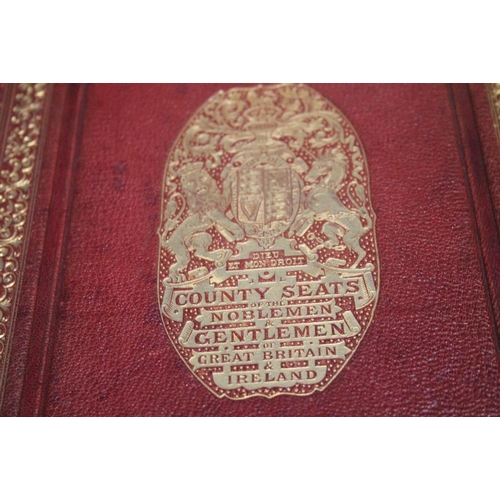 68 - FOUR VOLUMES OF COUNTY SEATS OF THE NOBLE MEN AND GENTLEMEN OF GREAT BRITAIN AND IRELAND