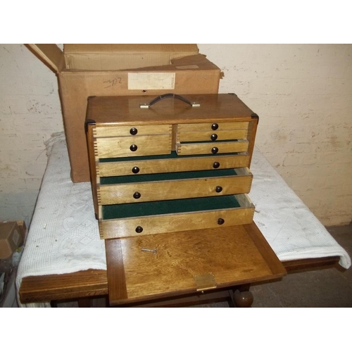 763 - A BOXED UNUSED M + W ENGINEERS LOCKABLE TOOL BOX