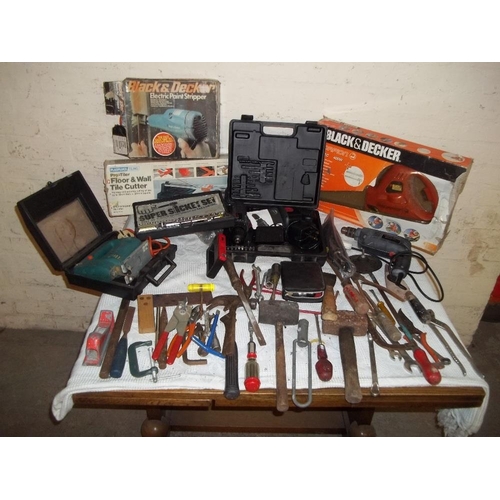 769 - A SELECTION OF TOOLS TO INCLUDE BOXED POWER TOOLS