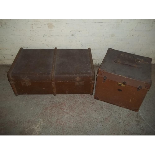 791 - TWO ANTIQUE TRAVEL CASES