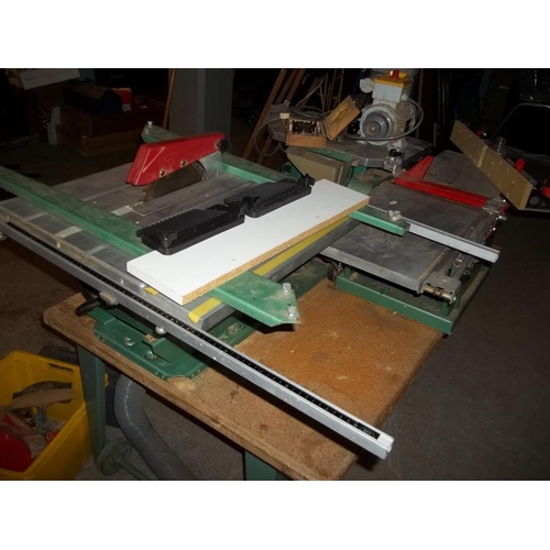 812 - A PORTABLE WOODWORKING SYSTEM TO INCLUDE A PLANER, A PROFILER AND A TABLE TOP SAW AND A DRILLING JIG