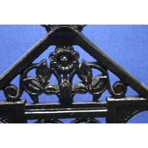 91 - A CAST IRON STICK STAND (POSSIBLY COALBROOKDALE )