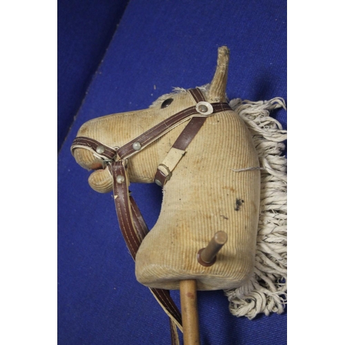 151 - A VINTAGE HOBBY HORSE