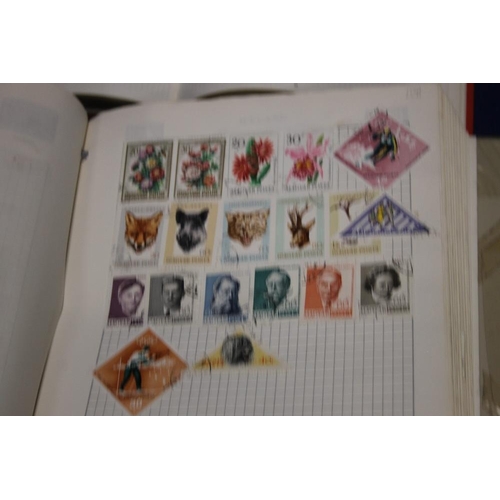 68 - A SMALL QUANTITY OF STAMPS IN ALBUMS