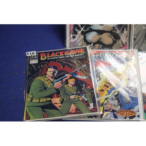 66 - A COLLECTION OF DC COMICS, to include Black Lighting, Hammer Locke, El Diablo, Gammarauders, Team Ti... 