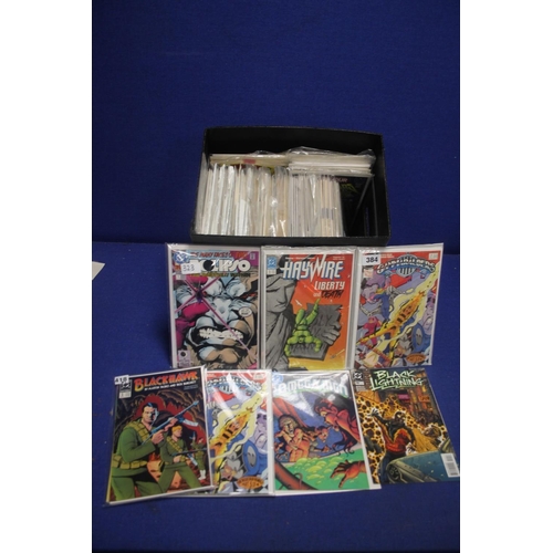 66 - A COLLECTION OF DC COMICS, to include Black Lighting, Hammer Locke, El Diablo, Gammarauders, Team Ti... 