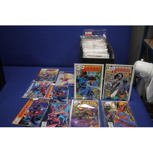 86 - A COLLECTION OF VALIANT COMICS, to include X-0, Shadow, Secret Weapons, Turok, Visitor, Hard Corps e... 