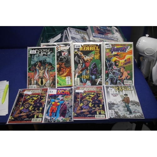 91 - A COLLECTION OF DC COMICS, to include Books of Magic, Gunfire, Azrael, Crossing Midnight, The Kents ... 