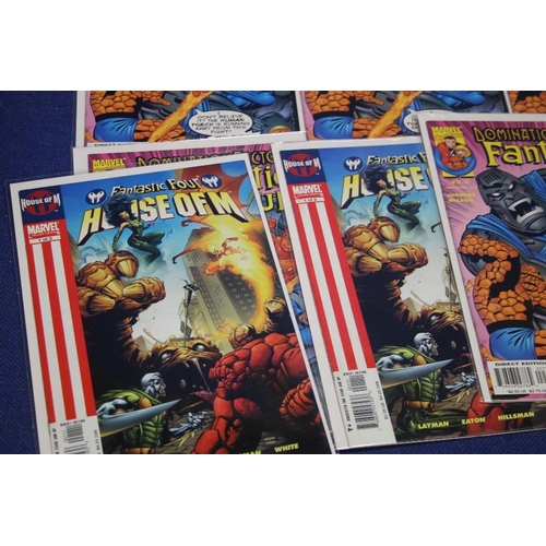 10 - A COLLECTION OF FANTASTIC FOUR COMICS, to include issues 290, 241, 322 etc