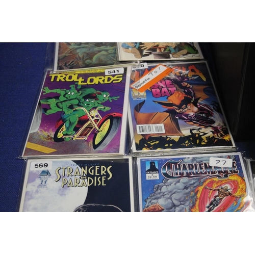 100 - A BOX OF MALIBU COMICS, to include Welcome to Tranquility, Freak, Mecury Heat, Gasoling, Aquaman, Tr... 