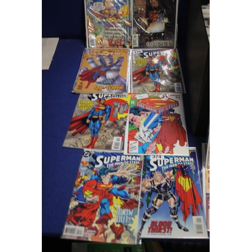 109 - DC SUPERMAN MAN OF STEEL COMICS, to include issues 5, 27, 29, 32, 34, 38