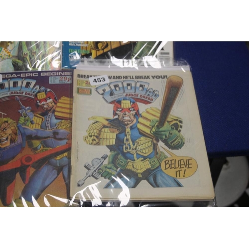 111 - A TRAY OF 2000 AD COMICS 1988 AND 1987 (TRAY NOT INCLUDED)