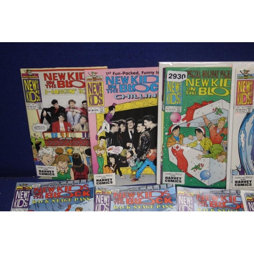 13 - A COLLECTION OF NEW KIDS ON THE BLOCK COMICS 1990S, to include Chillin issue 1, hanging tough issue ... 