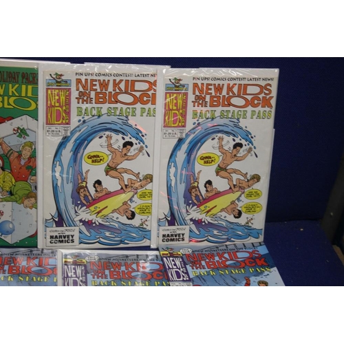 13 - A COLLECTION OF NEW KIDS ON THE BLOCK COMICS 1990S, to include Chillin issue 1, hanging tough issue ... 