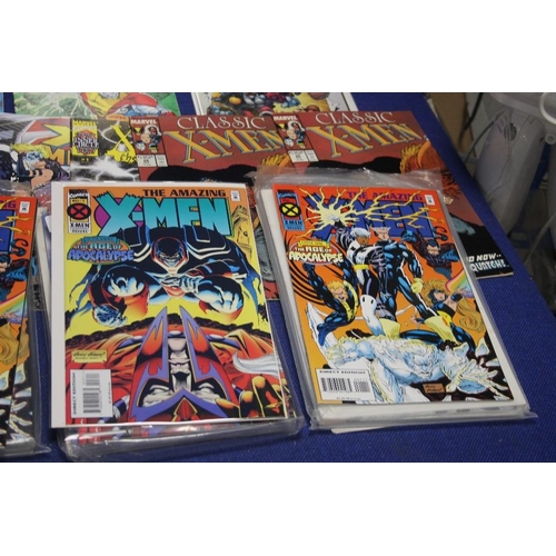 14 - A QUANTITY OF MARVEL X-MEN COMICS, to include issue number 10 1986