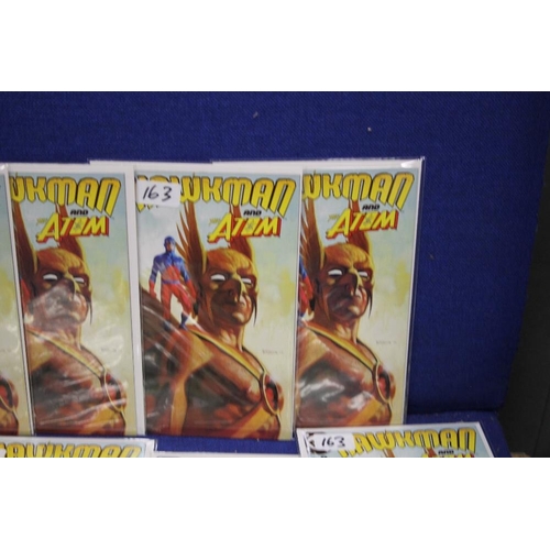 15 - SIX HAWKMAN MULTIPLE COPIES OF VOLUME 4 ALL CARDED AND IN SLEEVES, together with7 copies of Halkman ... 