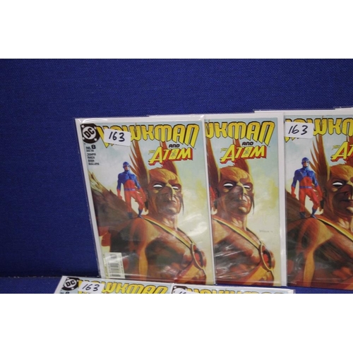 15 - SIX HAWKMAN MULTIPLE COPIES OF VOLUME 4 ALL CARDED AND IN SLEEVES, together with7 copies of Halkman ... 