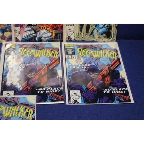 16 - A COLLECTION OF MARVEL SLEEP WALKER COMICS, to include 5 copies of issue 10 1992