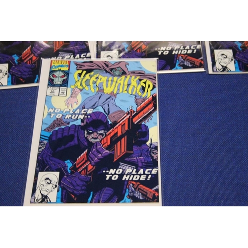 16 - A COLLECTION OF MARVEL SLEEP WALKER COMICS, to include 5 copies of issue 10 1992