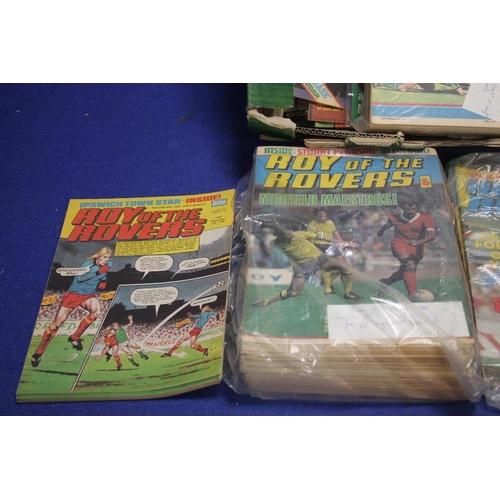 188 - A COLLECTION OF ROY OF THE ROVERS COMICS, mainly 1980s