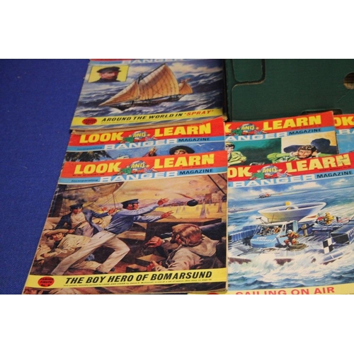 192 - A LARGE QUANTITY OF LOOK AND LEARN MAGAZINES